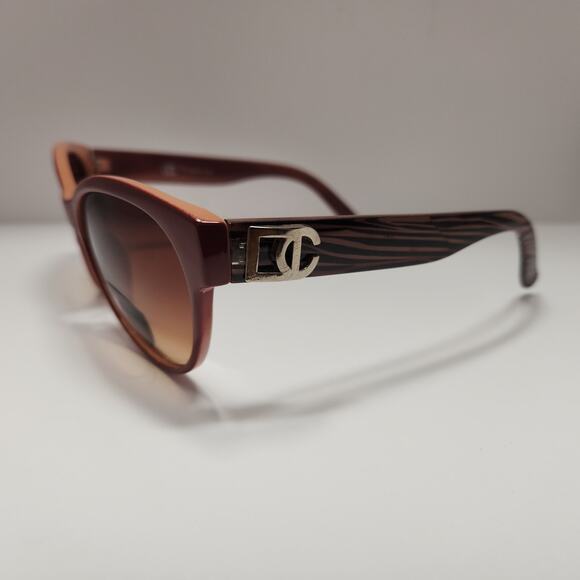 Women’s +2.00 Reader Sunglasses Brown Frame Gradient Lens Stylish Design - Picture 3 of 8